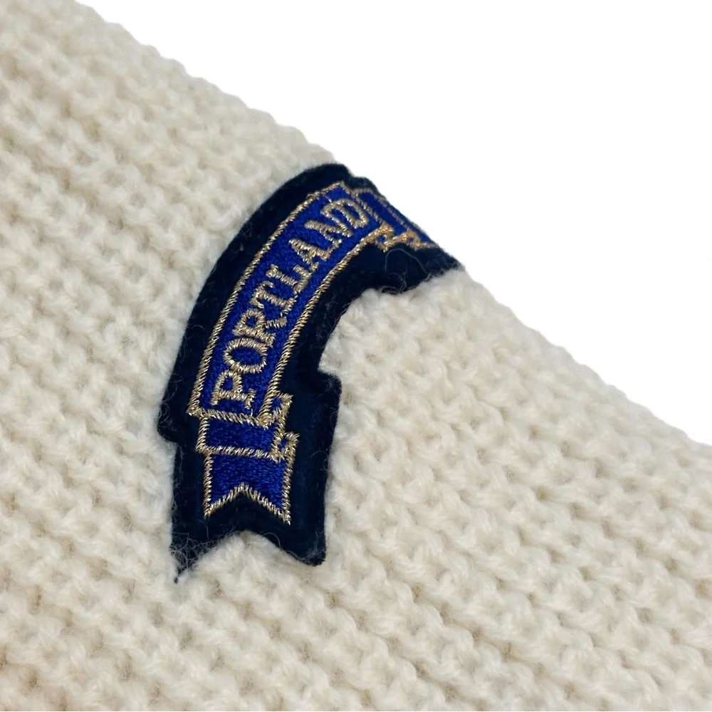 Vintage Portland Motomachi PX Yacht Club Sweater Japanese 100% Wool Shaker Knit